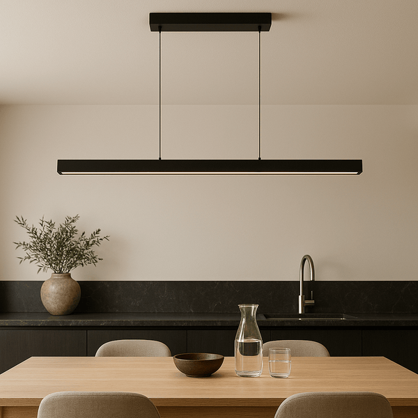 Scandi lichtbundel voor keukentafel - Stralend thuis Amsterdam