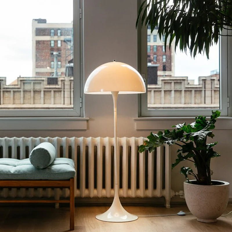 Scandinavisch Deense design LED paddenstoel vloerlamp - Stralend thuis Amsterdam