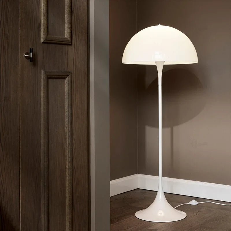 Scandinavisch Deense design LED paddenstoel vloerlamp - Stralend thuis Amsterdam