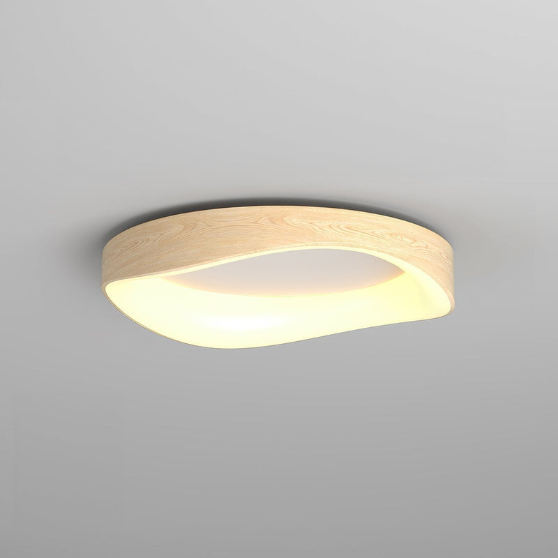 Scandinavische Artistieke Houtnerf Plafondlamp - Stralend thuis Amsterdam