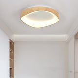 Scandinavische Artistieke Houtnerf Plafondlamp - Stralend thuis Amsterdam