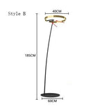 Scandinavische LED design staande lamp - Stralend thuis Amsterdam