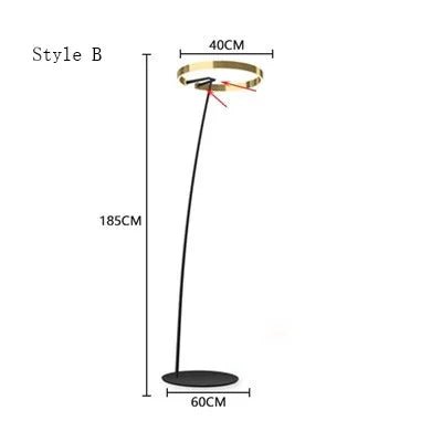Scandinavische LED design staande lamp - Stralend thuis Amsterdam