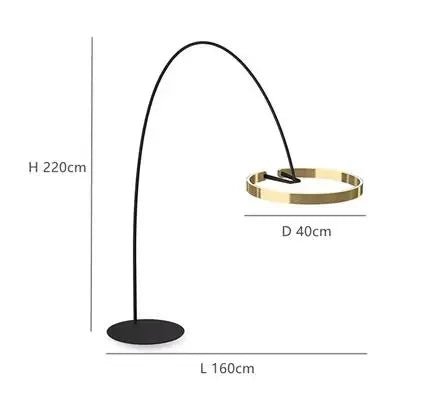 Scandinavische LED design staande lamp - Stralend thuis Amsterdam