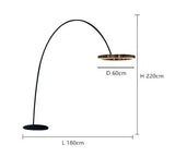 Scandinavische LED design staande lamp - Stralend thuis Amsterdam