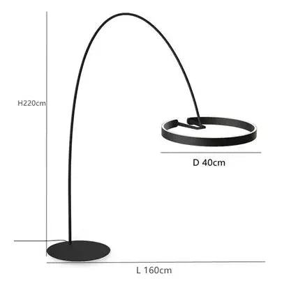 Scandinavische LED design staande lamp - Stralend thuis Amsterdam