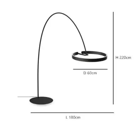Scandinavische LED design staande lamp - Stralend thuis Amsterdam