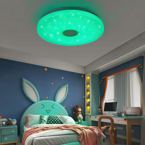 Slimme moderne RGB plafondlamp - Stralend thuis Amsterdam