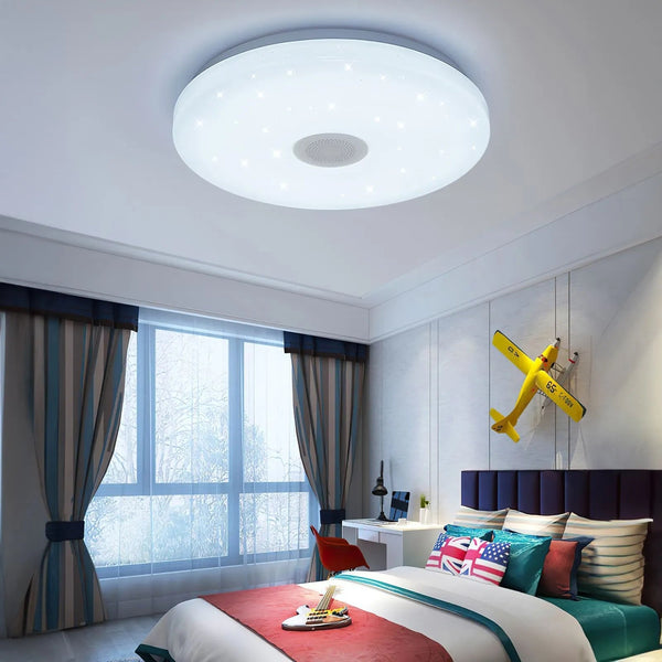 Slimme moderne RGB plafondlamp - Stralend thuis Amsterdam