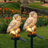 Solar - Uilen lamp (2 - Pack) - Stralend thuis Amsterdam