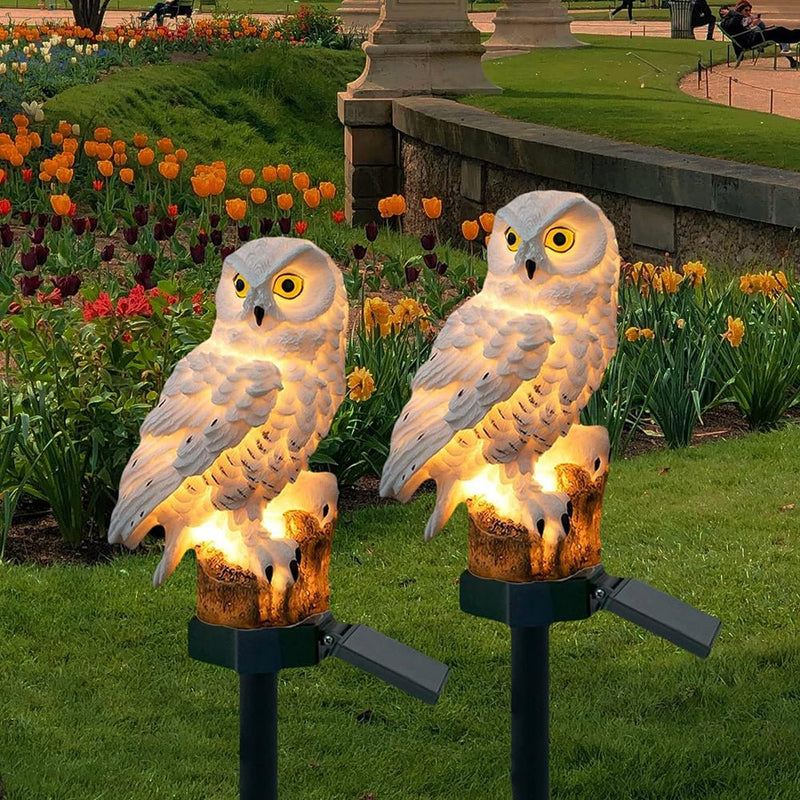 Solar - Uilen lamp (2 - Pack) - Stralend thuis Amsterdam