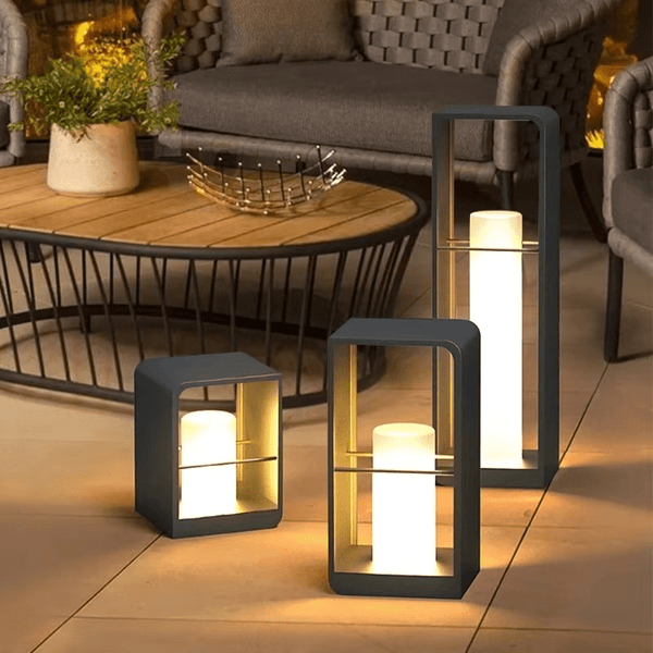 Terraslamp op zonne - energie - Stralend thuis Amsterdam
