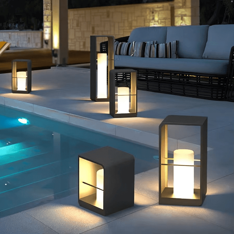Terraslamp op zonne - energie - Stralend thuis Amsterdam