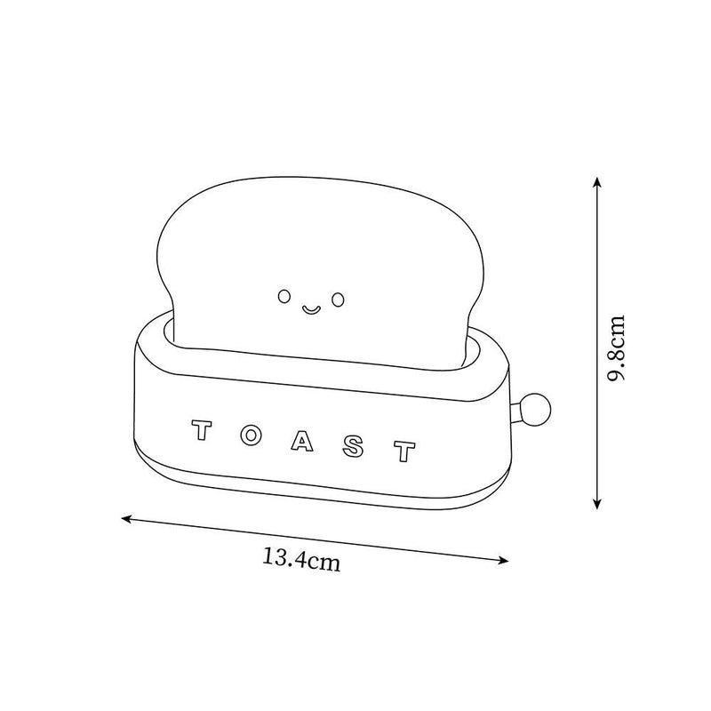 Toaster Design Tafellamp (ingebouwde batterij) - Stralend thuis Amsterdam