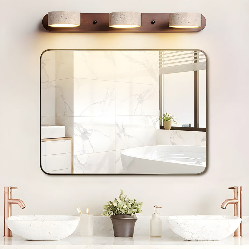 Travertin Duo Lamp Beugel Wandlamp - Stralend thuis Amsterdam