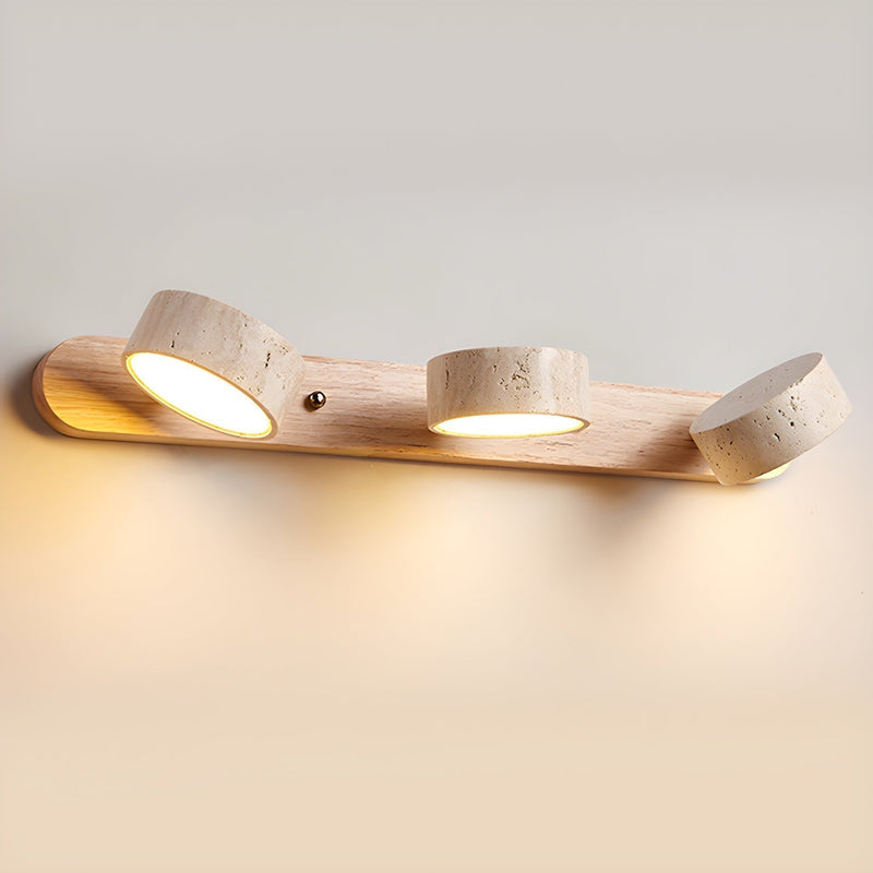 Travertin Duo Lamp Beugel Wandlamp - Stralend thuis Amsterdam