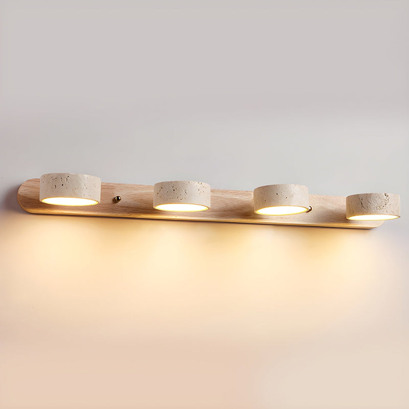 Travertin Duo Lamp Beugel Wandlamp - Stralend thuis Amsterdam