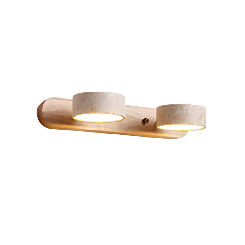 Travertin Duo Lamp Beugel Wandlamp - Stralend thuis Amsterdam
