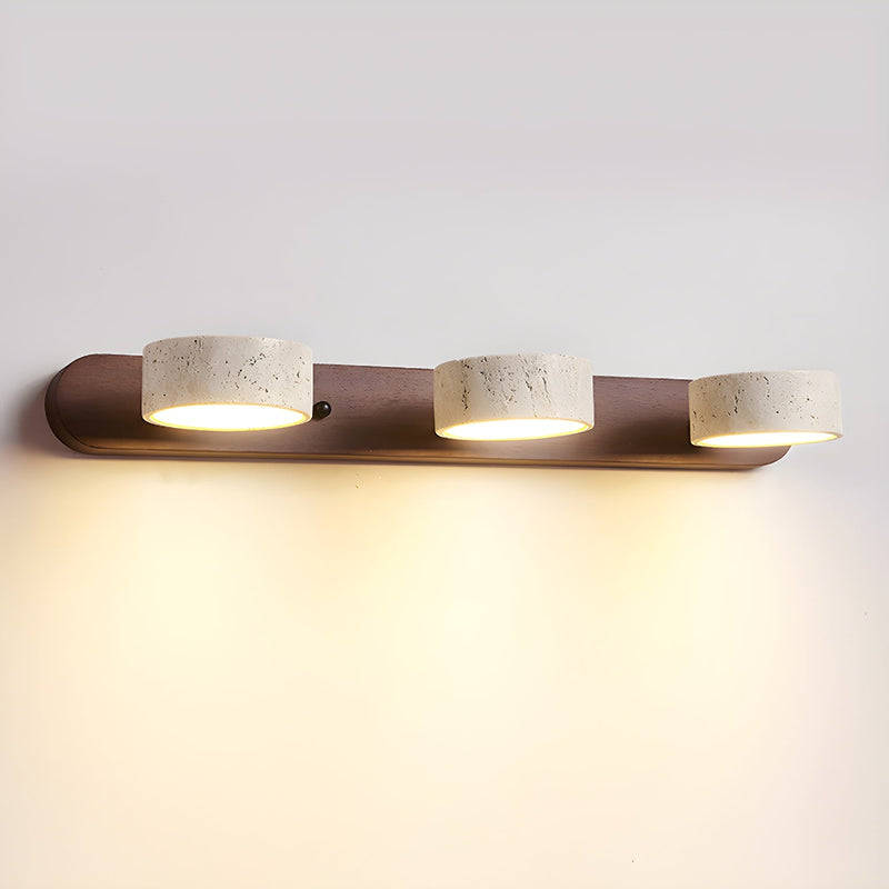 Travertin Duo Lamp Beugel Wandlamp - Stralend thuis Amsterdam