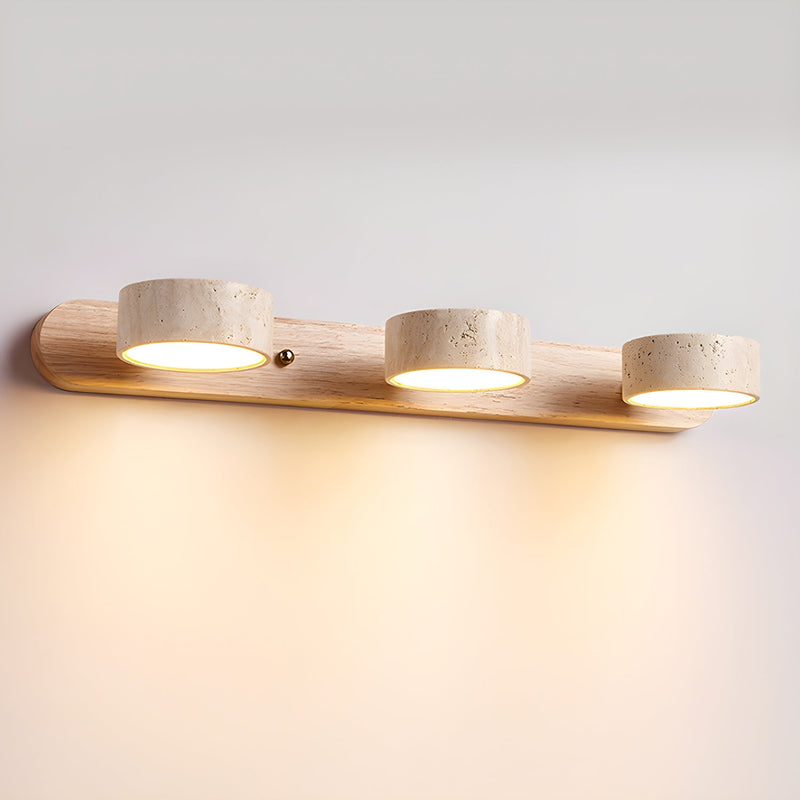 Travertin Duo Lamp Beugel Wandlamp - Stralend thuis Amsterdam