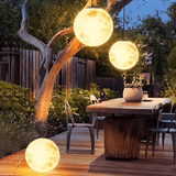 Tuinhanglamp in de vorm van een maan - Stralend thuis Amsterdam
