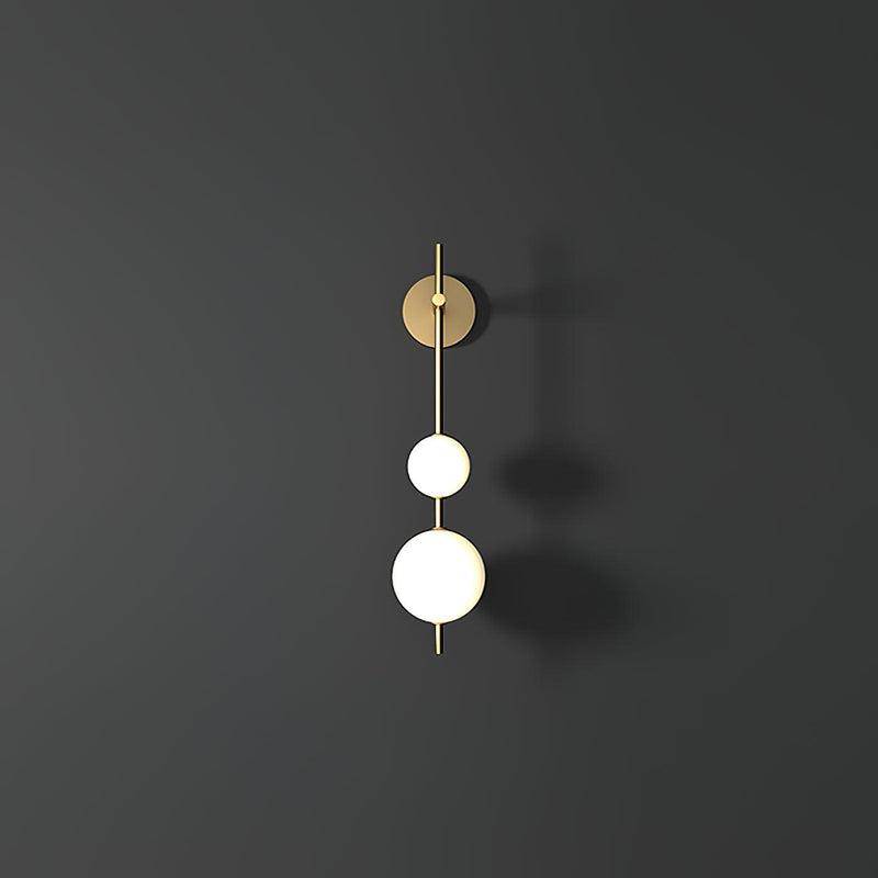 Verticale Wereldbol Wandlamp - Stralend thuis Amsterdam