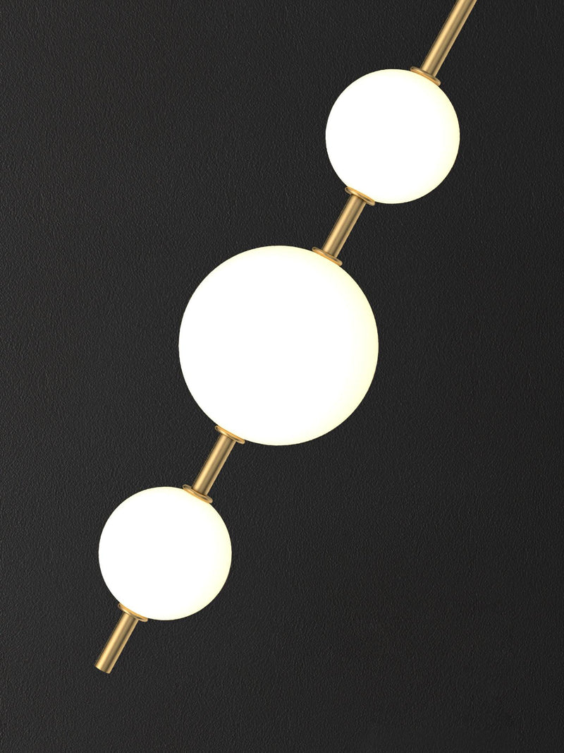 Verticale Wereldbol Wandlamp - Stralend thuis Amsterdam