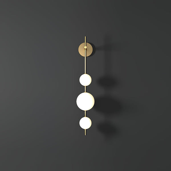 Verticale Wereldbol Wandlamp - Stralend thuis Amsterdam