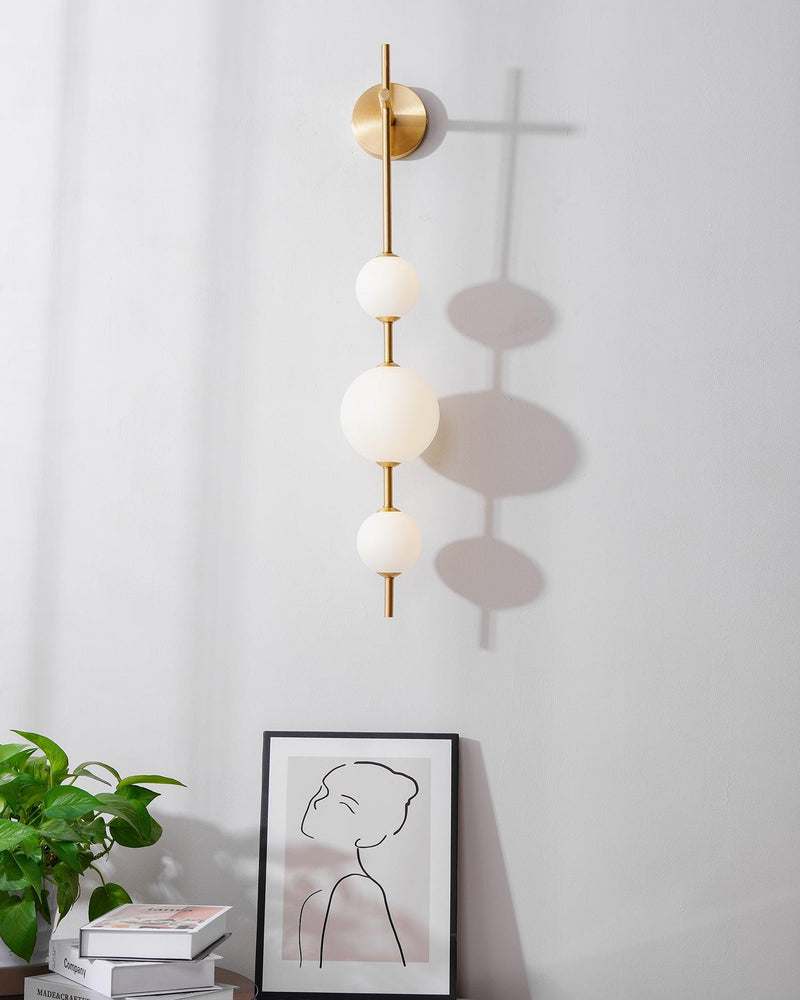 Verticale Wereldbol Wandlamp - Stralend thuis Amsterdam