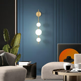 Verticale Wereldbol Wandlamp - Stralend thuis Amsterdam