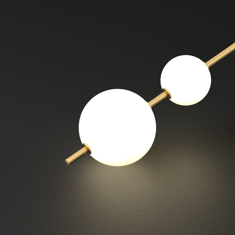 Verticale Wereldbol Wandlamp - Stralend thuis Amsterdam