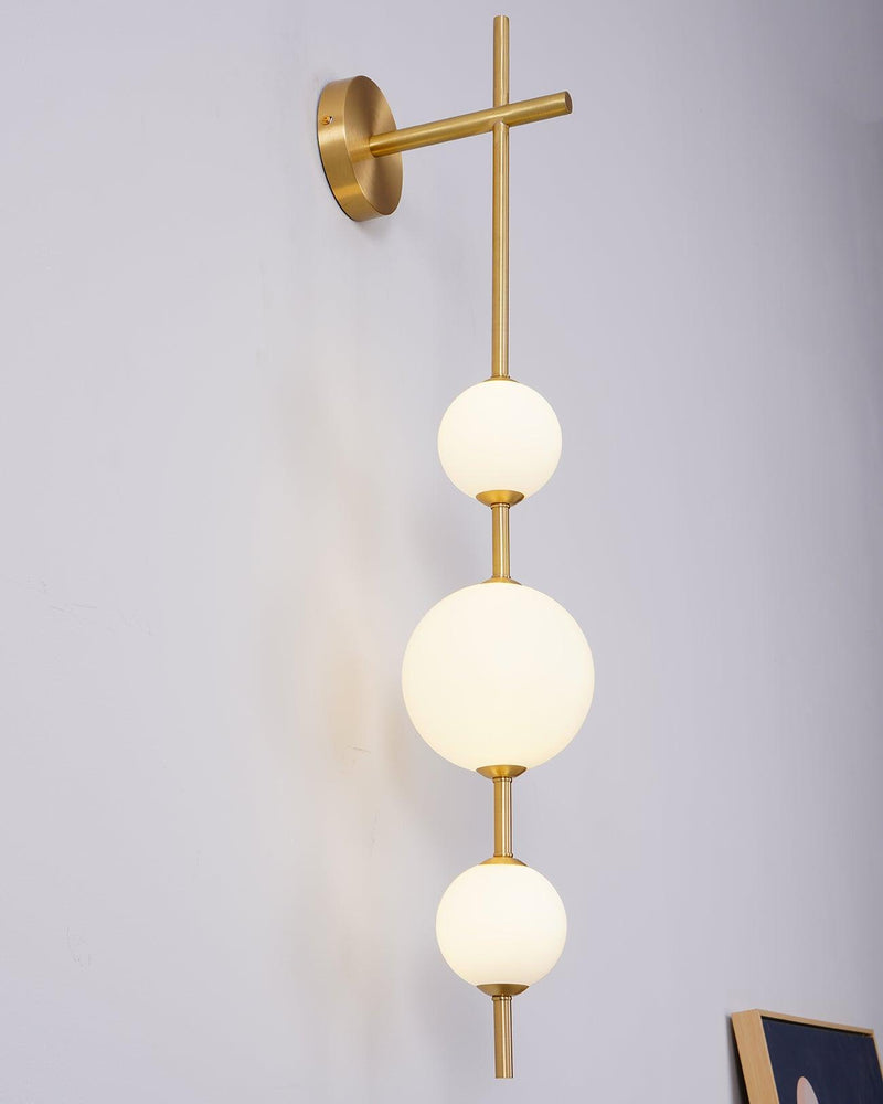 Verticale Wereldbol Wandlamp - Stralend thuis Amsterdam