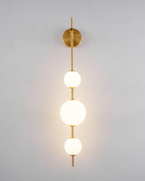 Verticale Wereldbol Wandlamp - Stralend thuis Amsterdam
