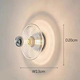 Vintage LED Glazen Wandarmatuur - Stralend thuis Amsterdam