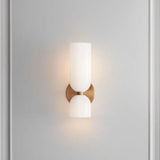 Dubbele kop glazen wandlamp LED Sconce