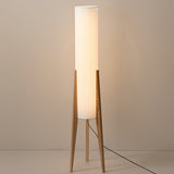 Walnoot vloerlamp Massief houten kunstlamp - Stralend thuis Amsterdam