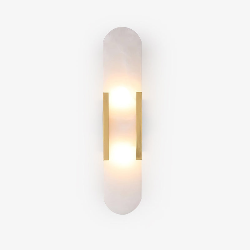 Wandlamp Melange Langwerpig Albast - Stralend thuis Amsterdam