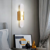Wandlamp Melange Langwerpig Albast - Stralend thuis Amsterdam