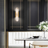 Wandlamp Melange Langwerpig Albast - Stralend thuis Amsterdam