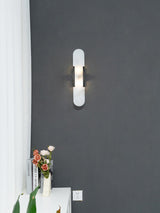 Wandlamp Melange Langwerpig Albast - Stralend thuis Amsterdam