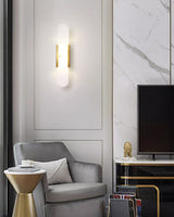 Wandlamp Melange Langwerpig Albast - Stralend thuis Amsterdam