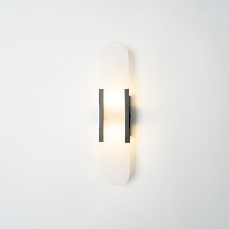 Wandlamp Melange Langwerpig Albast - Stralend thuis Amsterdam