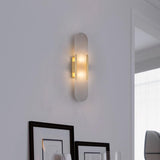 Wandlamp Melange Langwerpig Albast - Stralend thuis Amsterdam