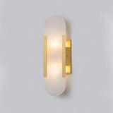 Wandlamp Melange Langwerpig Albast - Stralend thuis Amsterdam