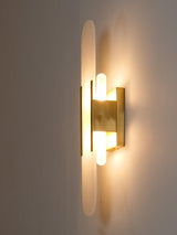 Wandlamp Melange Langwerpig Albast - Stralend thuis Amsterdam