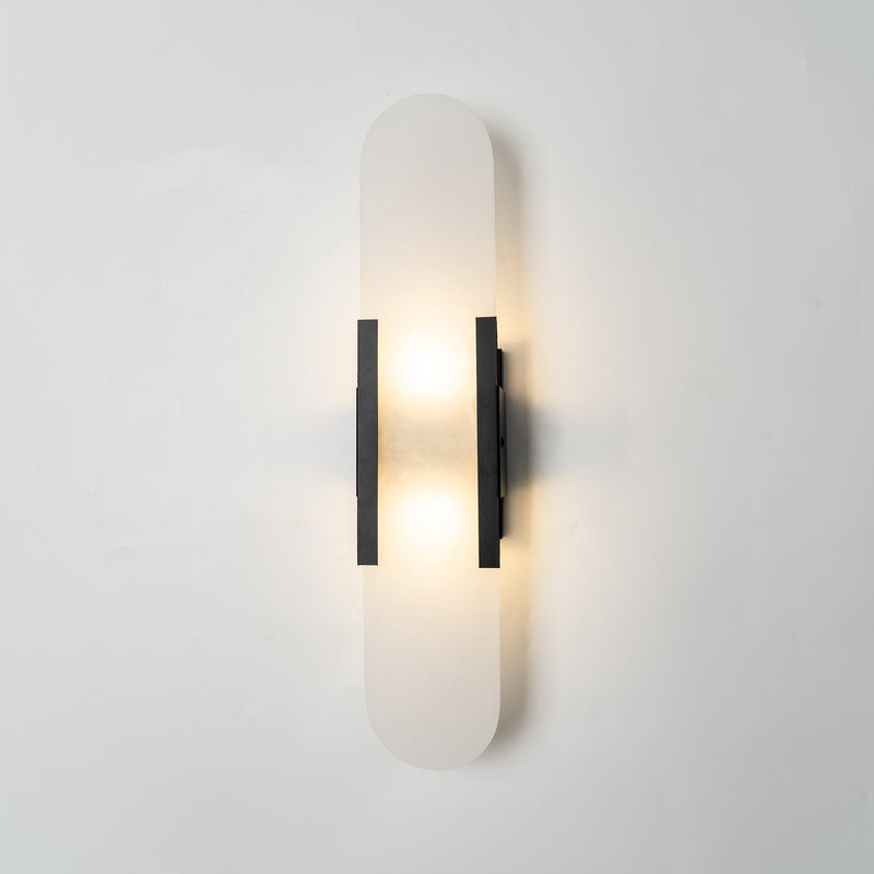 Wandlamp Melange Langwerpig Albast - Stralend thuis Amsterdam