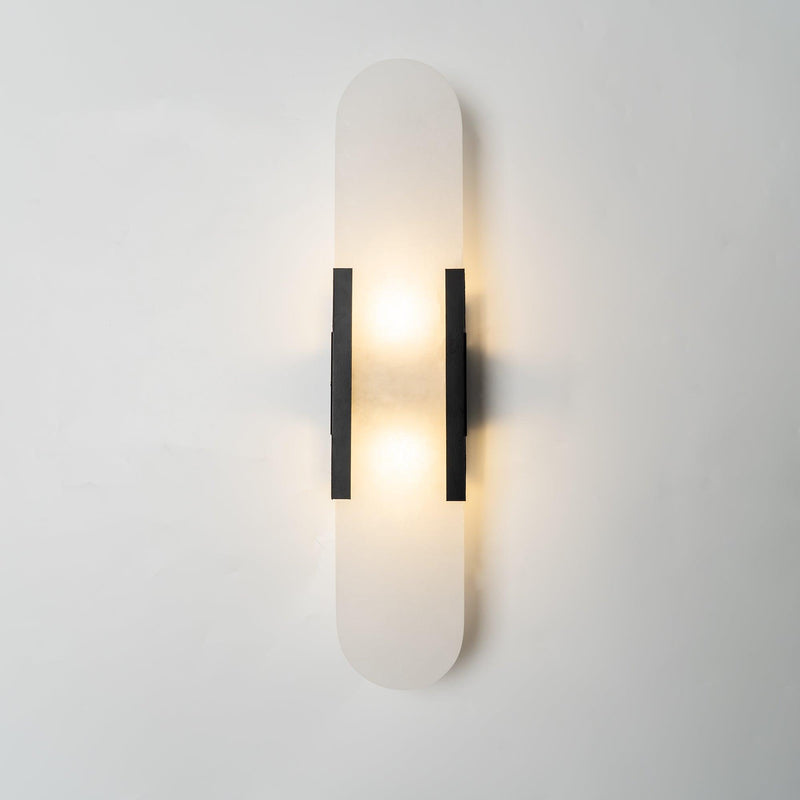Wandlamp Melange Langwerpig Albast - Stralend thuis Amsterdam