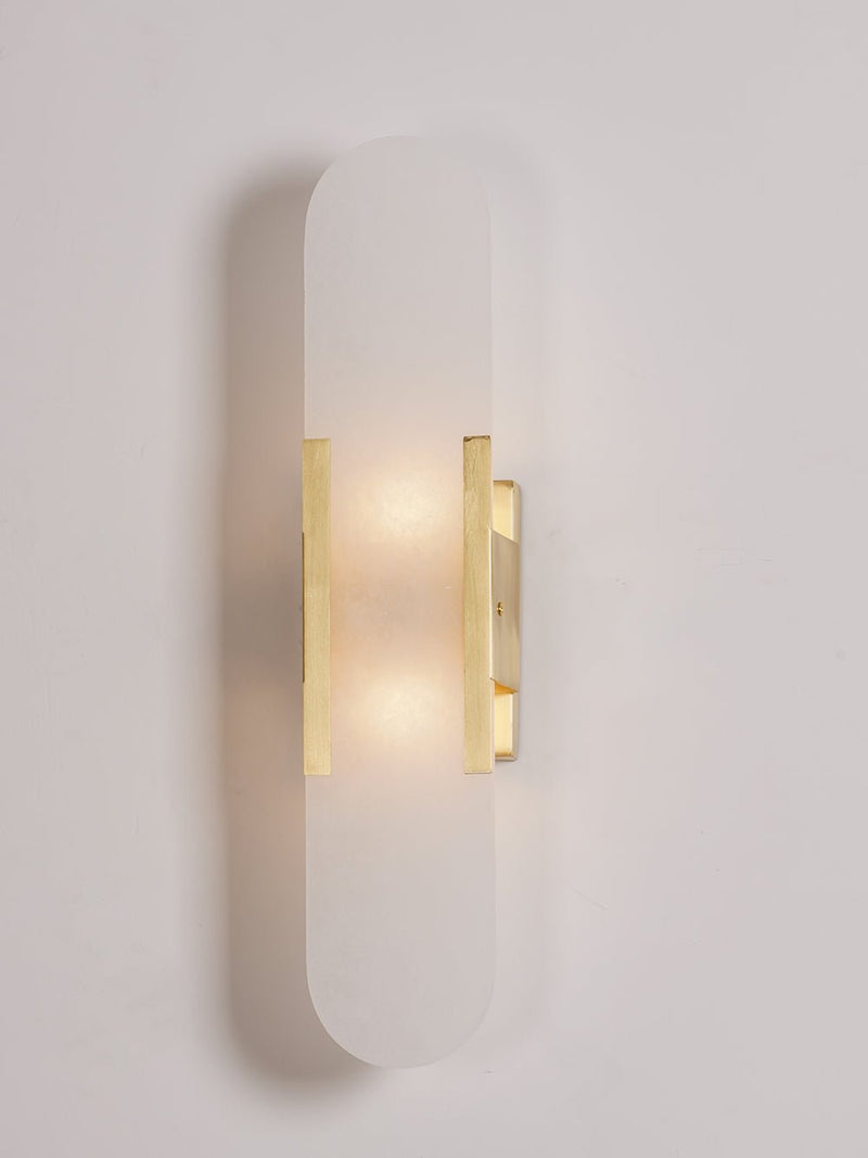 Wandlamp Melange Langwerpig Albast - Stralend thuis Amsterdam