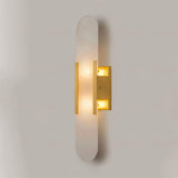 Wandlamp Melange Langwerpig Albast - Stralend thuis Amsterdam