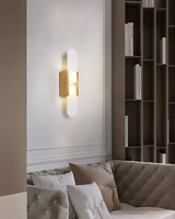 Wandlamp Melange Langwerpig Albast - Stralend thuis Amsterdam